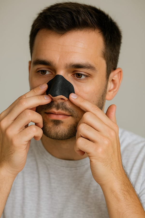 Deep Cleansing Nose Strips | Bamboo Charcoal | Blackhead & Whitehead Remover with Aloe Vera (Pack of 8)