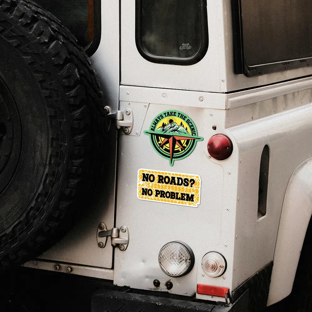 Buy No Road No Problem - Bumper Sticker in India at Best Price - Zop by ...