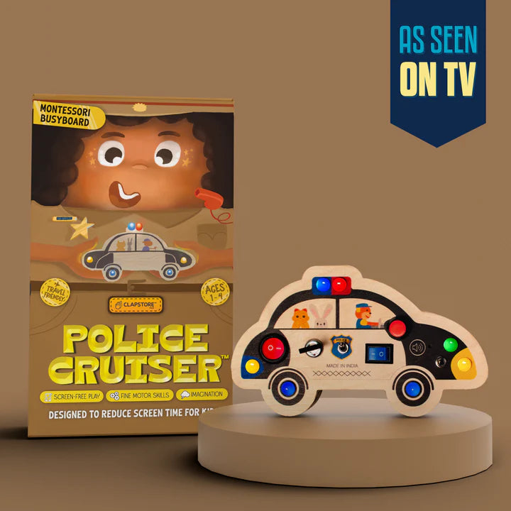 Montessori Police Cruiser Busy Board-V7