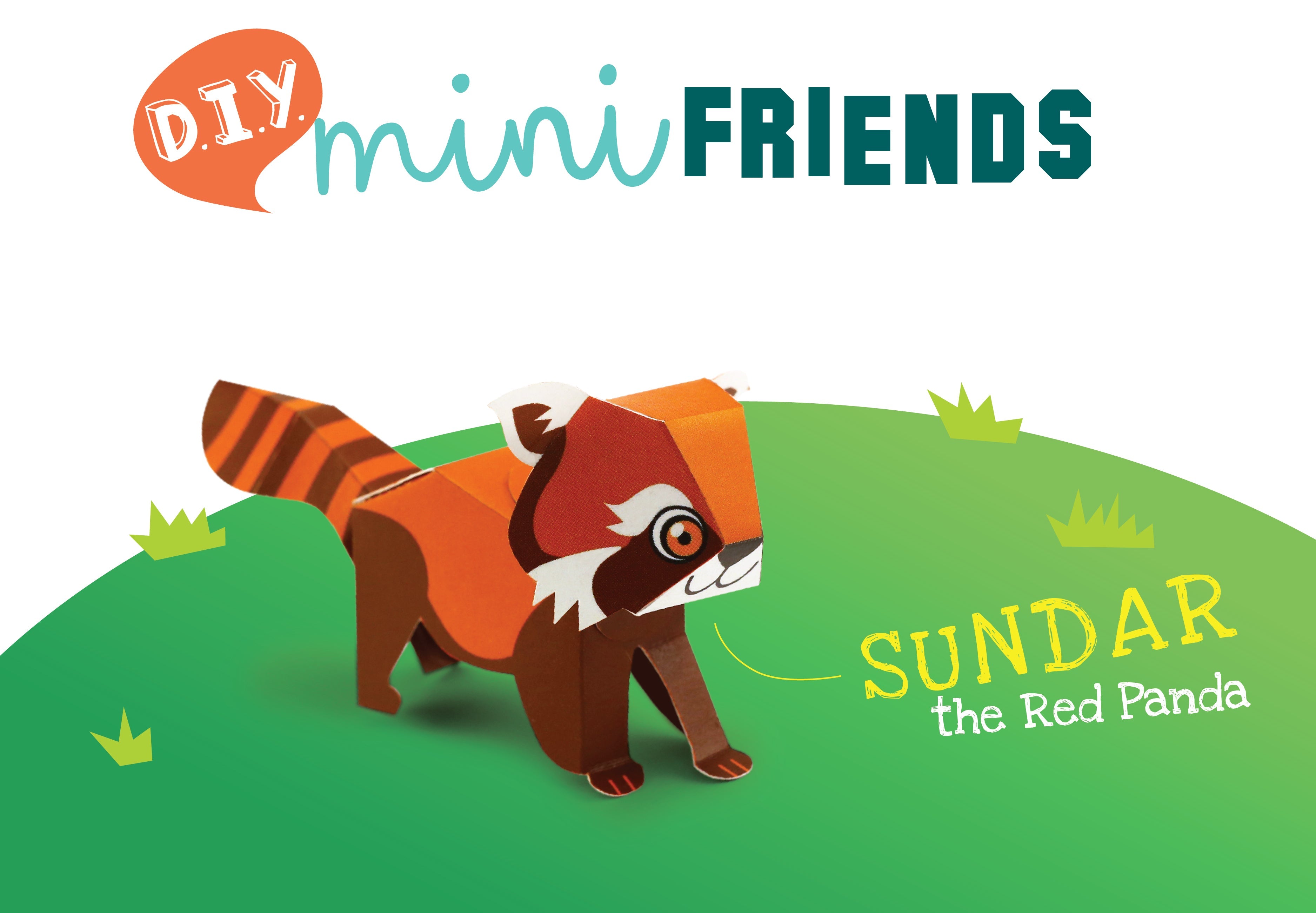 Buy Mini Red Panda DIY Animal Paper Craft Kit in India at Best Price ...
