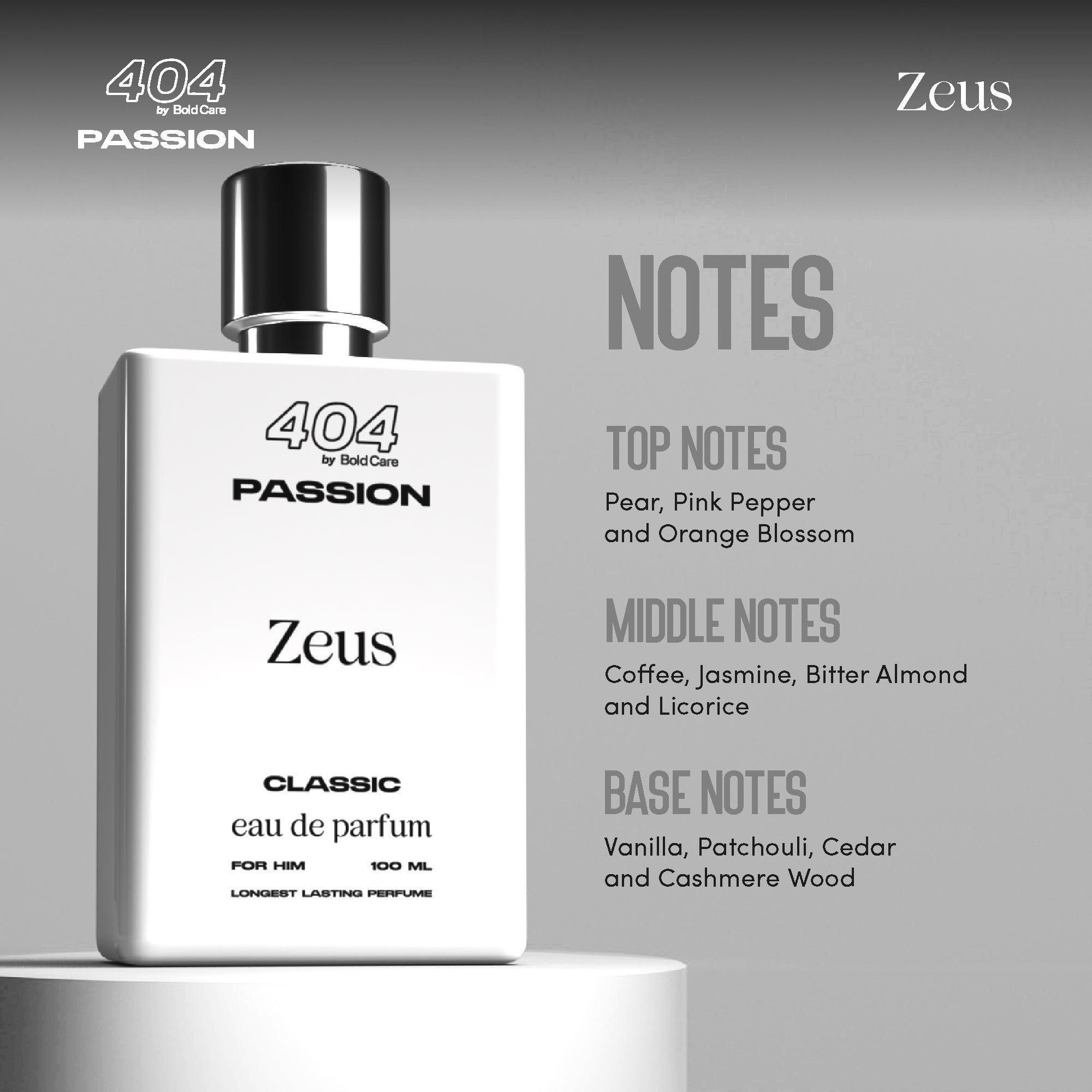 Buy Zeus Classic Perfume - (100 ml) in India at Best Price