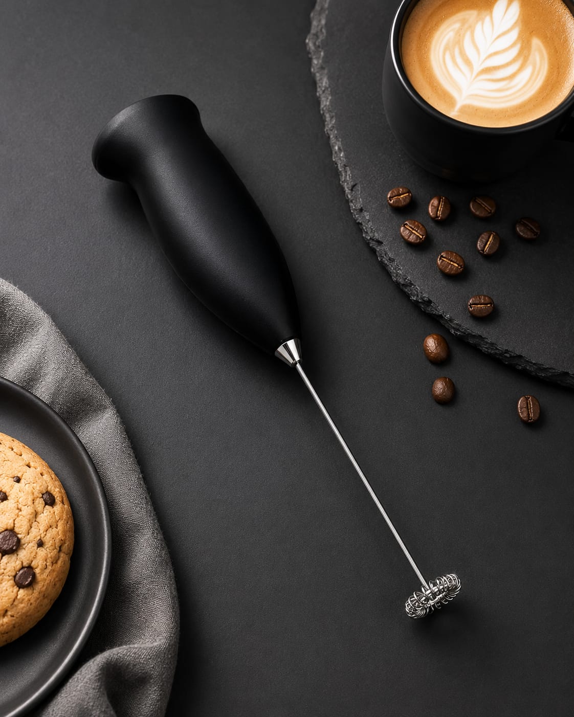 Turbo-Speed Milk Frother & Coffee Whisk – Powerful Portable Handheld Mixer