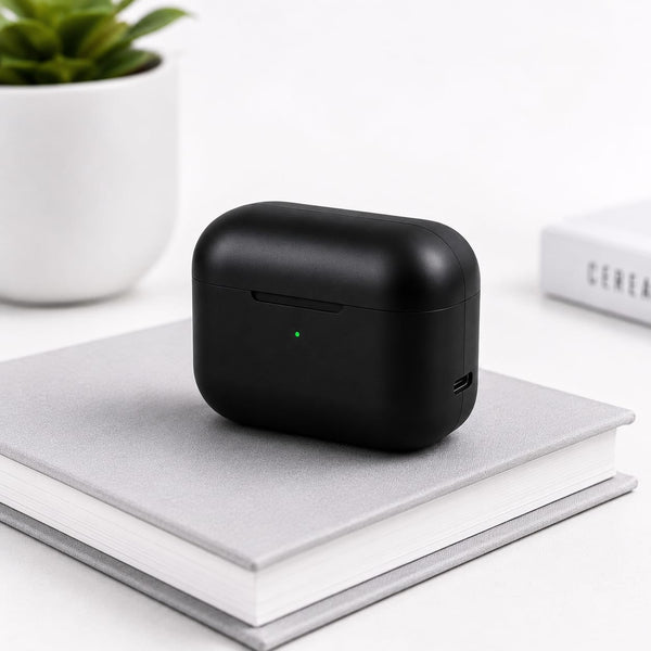 PodX True Wireless Earbuds | Deep Bass Sound, Bluetooth 5.0, HD Calling, Touch Controls | Long Hours Playtime | Black