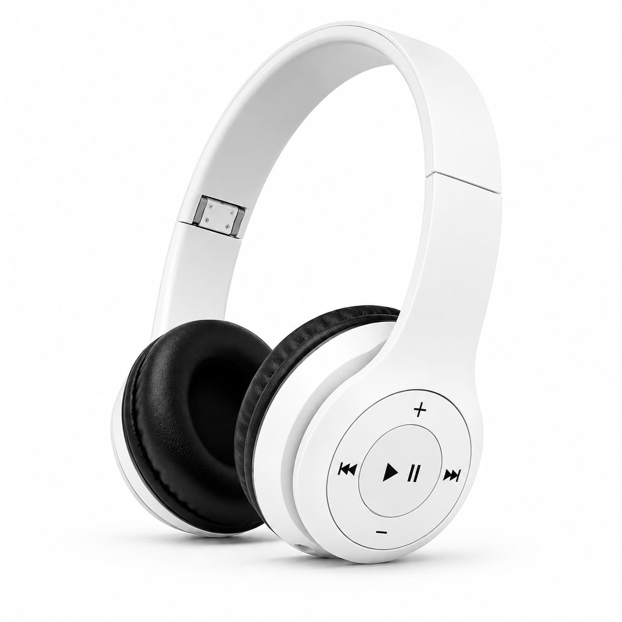 Foldable Wireless Bluetooth Headphones with HD Mic | Deep Bass Stereo Sound | Rechargeable Battery | On-Ear Controls | Comfortable Cushioned Design | Universal Device Compatibility | Color May Vary