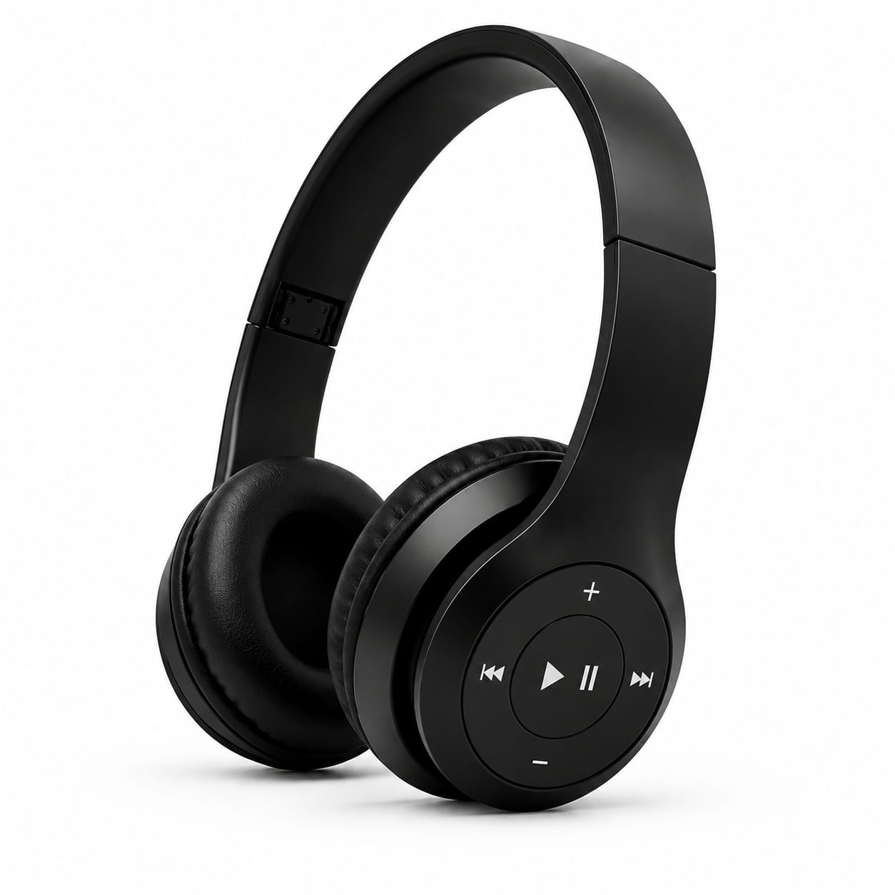 Foldable Wireless Bluetooth Headphones with HD Mic | Deep Bass Stereo Sound | Rechargeable Battery | On-Ear Controls | Comfortable Cushioned Design | Universal Device Compatibility | Color May Vary
