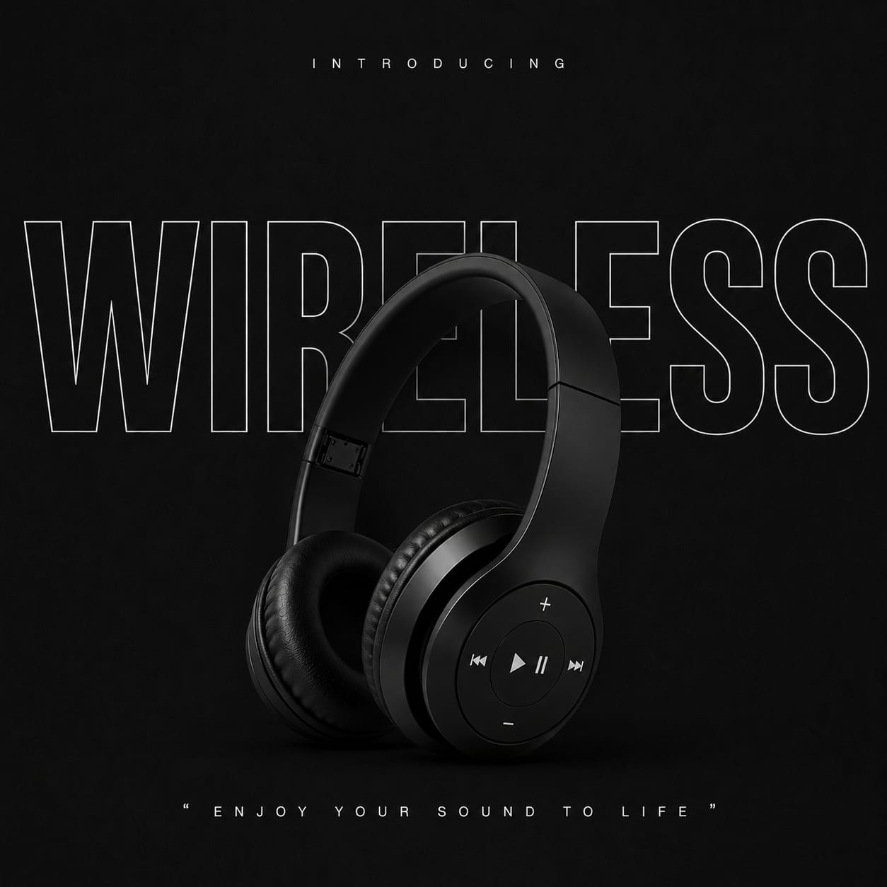 Foldable Wireless Bluetooth Headphones with HD Mic | Deep Bass Stereo Sound | Rechargeable Battery | On-Ear Controls | Comfortable Cushioned Design | Universal Device Compatibility | Color May Vary