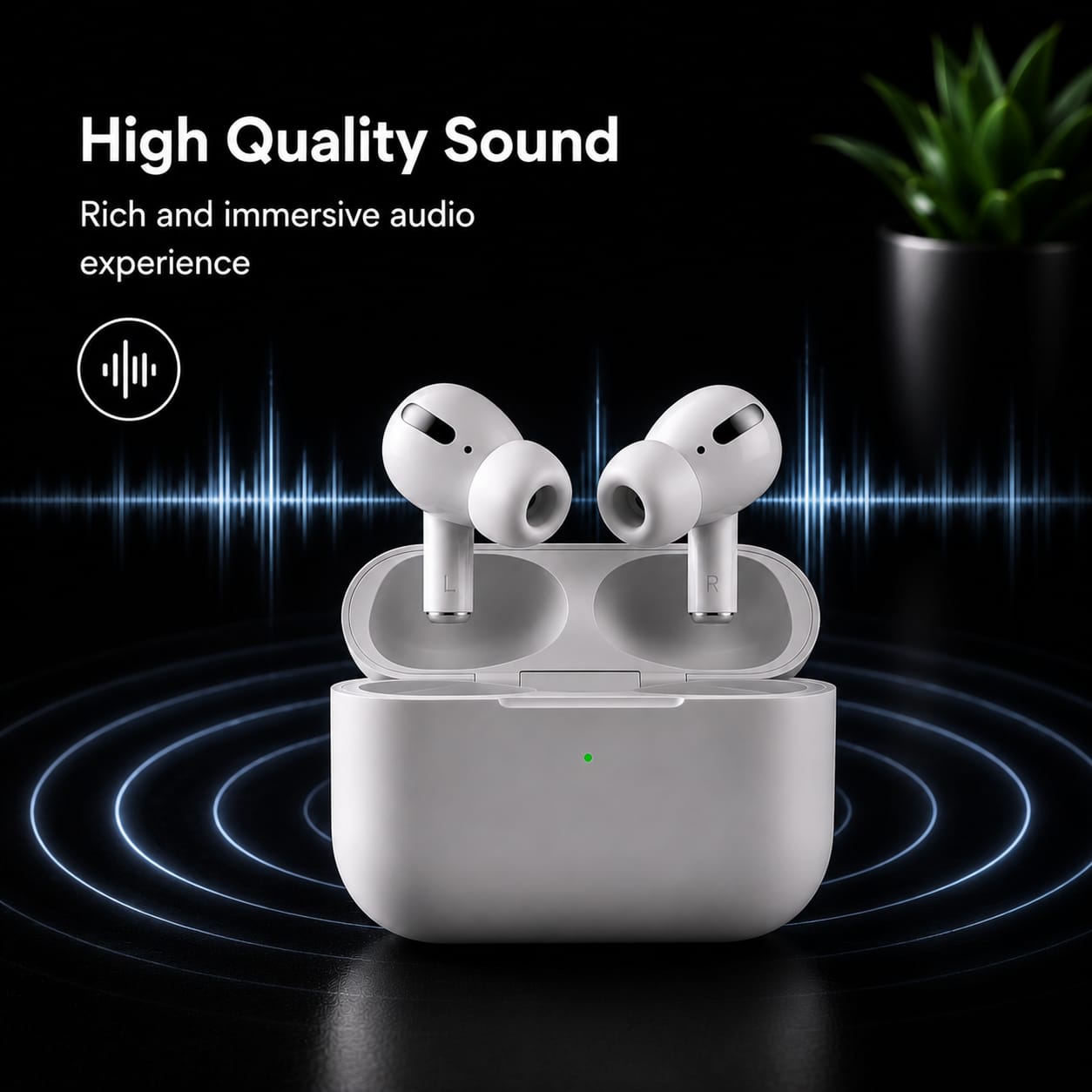 Airdopes | Deep Bass Wireless Earbuds | Bluetooth 5.0 | Extended Battery Life | Mic for Calls