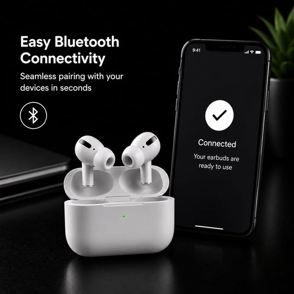 Airdopes | Deep Bass Wireless Earbuds | Bluetooth 5.0 | Extended Battery Life | Mic for Calls