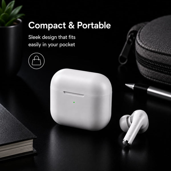 Airdopes | Deep Bass Wireless Earbuds | Bluetooth 5.0 | Extended Battery Life | Mic for Calls