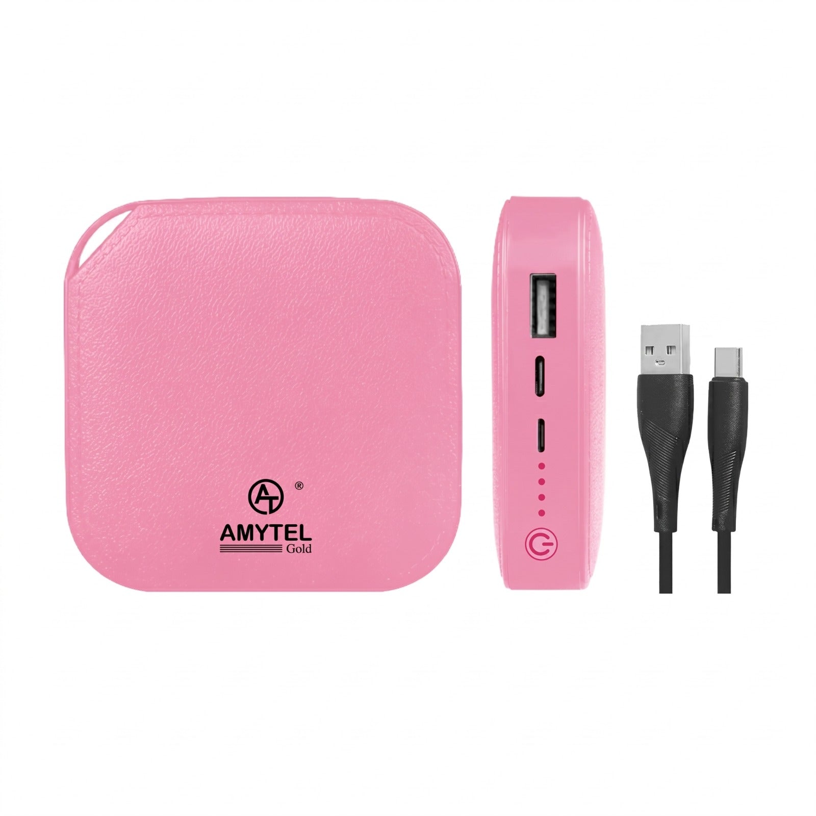 AMYTEL 10000 MAh Mini Pocket Size Power Bank ( Lithium-ion, Power Delivery 2.0, Power Delivery 3.0, Quick Charge 2.0, Quick Charge 3.0 for Laptop, Mobile, Smartwatch, Speaker, Trimmer)