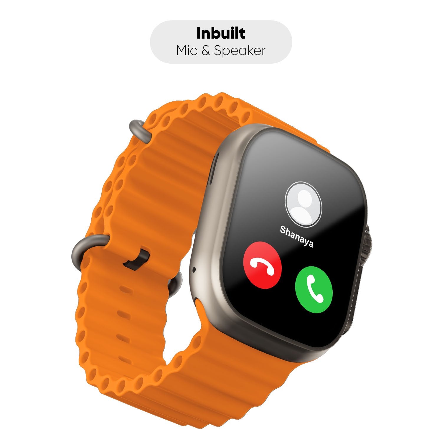 Vaku® XTOR Advanced Bluetooth Calling, Multiple Watch Faces, Multi-Sports Modes, AI Voice Assistance 1.91" HD Display, Heart Rate + ECG Monitoring, Sleep Quality Monitor