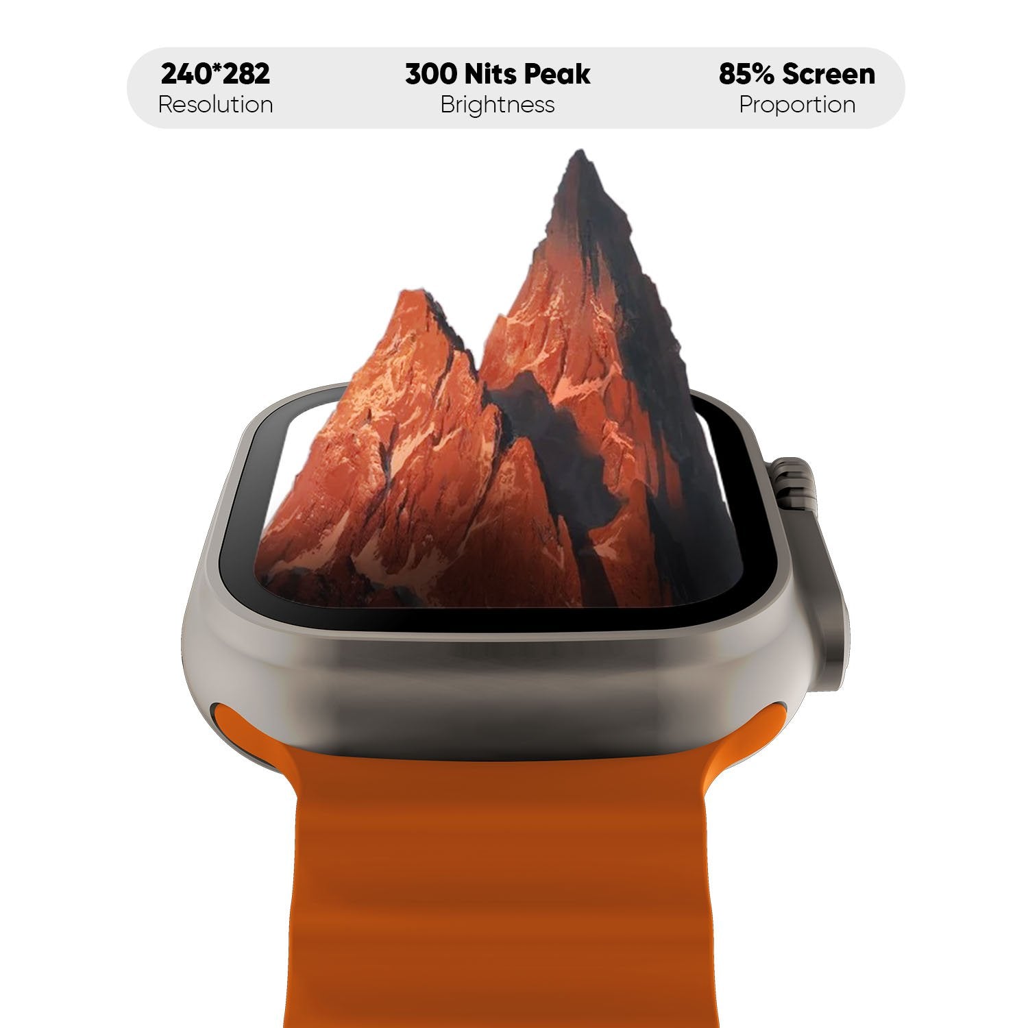 Vaku® XTOR Advanced Bluetooth Calling, Multiple Watch Faces, Multi-Sports Modes, AI Voice Assistance 1.91" HD Display, Heart Rate + ECG Monitoring, Sleep Quality Monitor