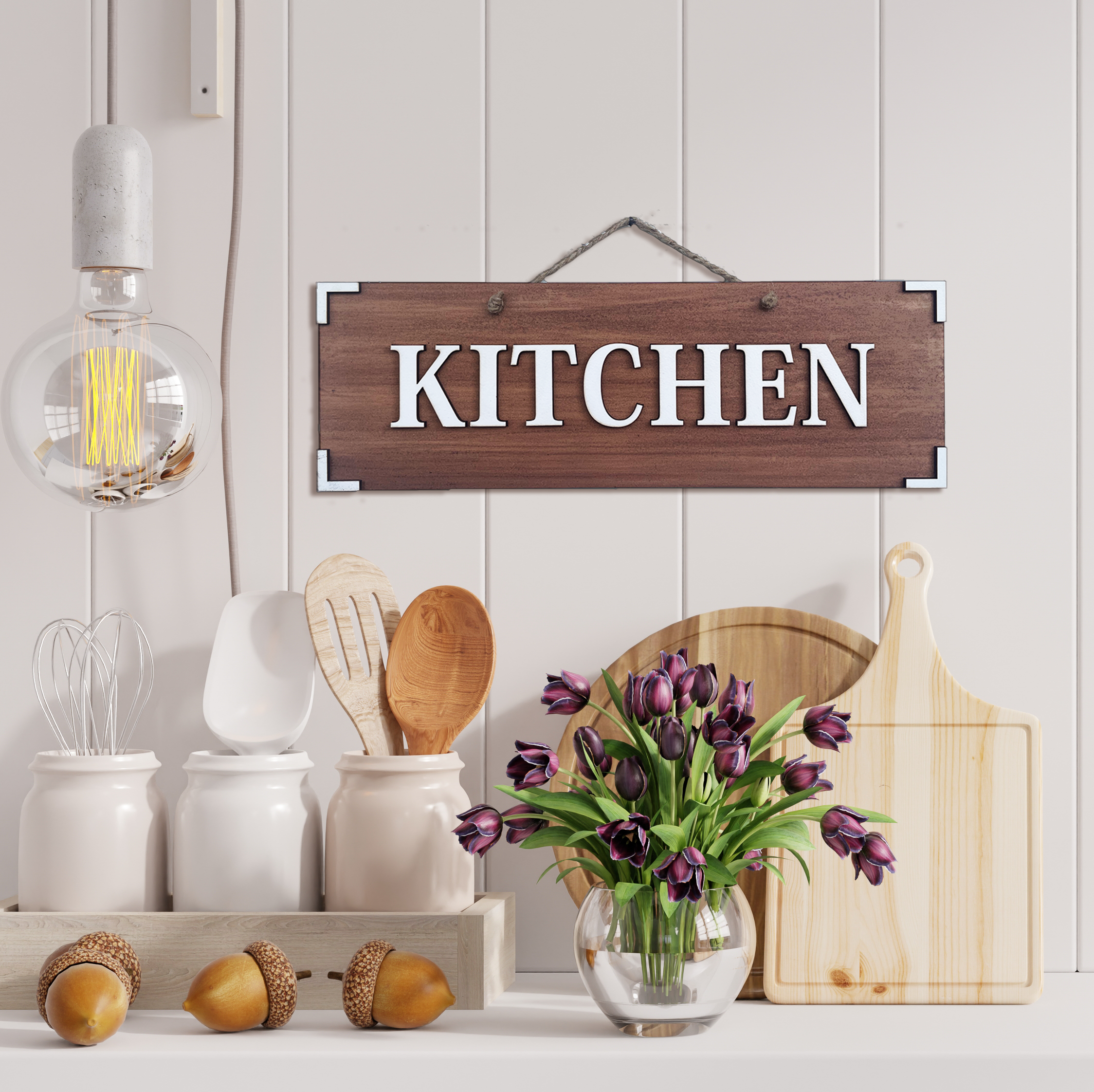 Buy Kitchen Wooden Hanging Sign Board in India at Best Price ...
