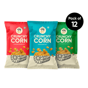 Crunchy Corn, Assorted (Pack of 12, 40g)