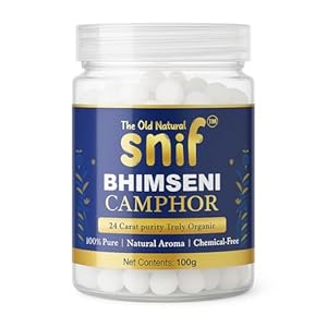 HAPPYSURROUNDINGS Camphor Tablets – 100% Natural For Pooja & Meditation – India