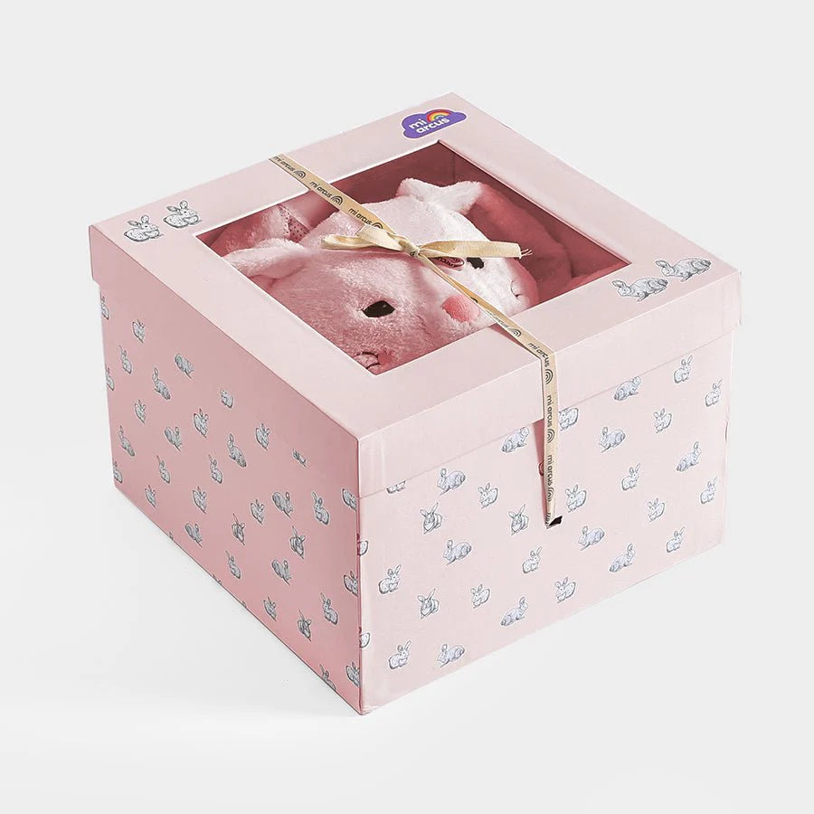 Sweet Spring Bunny Play Mat Pink